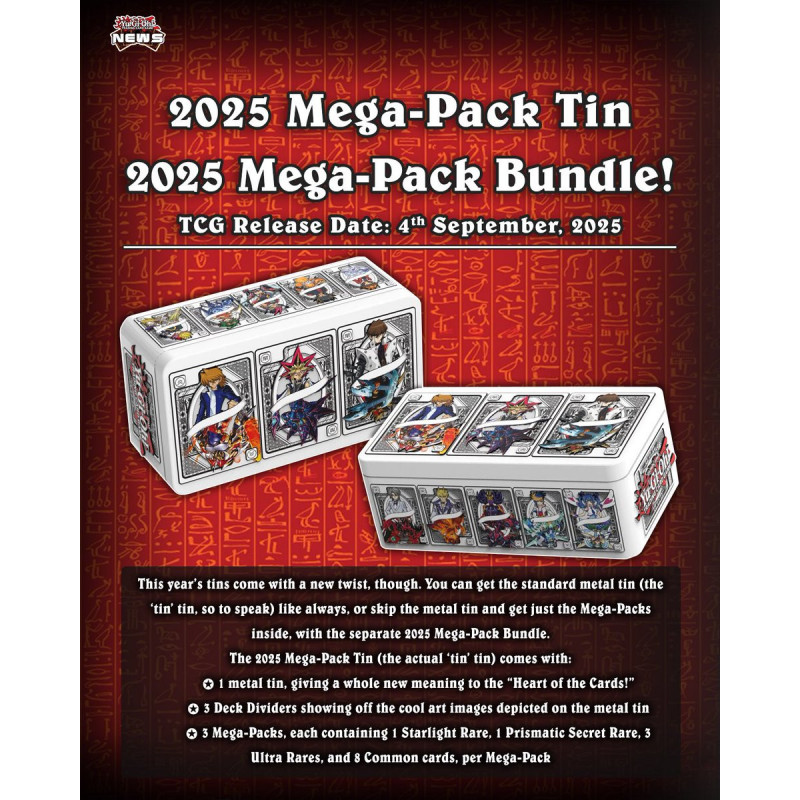 [Fr] Yu-Gi-Oh! - Coffret - Mega Pack Tin 2025
